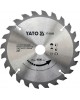 YATO Disc circular pentru lemn 160 x 20 x 2.2 T24